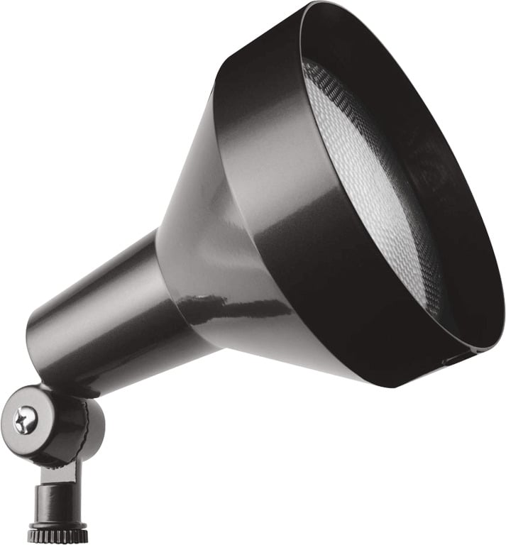 H101A HID Landscape Floodlight,) PAR38 Lamp, 120 V AC, Bronze Housing