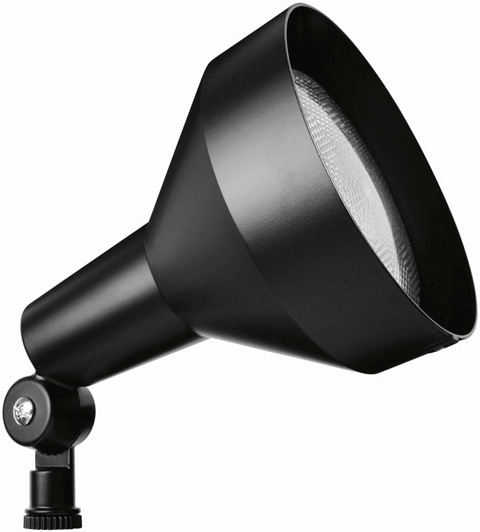 H101B HID Landscape Floodlight, (1) PAR38 Lamp, 120 V AC, Powder Coated Housing