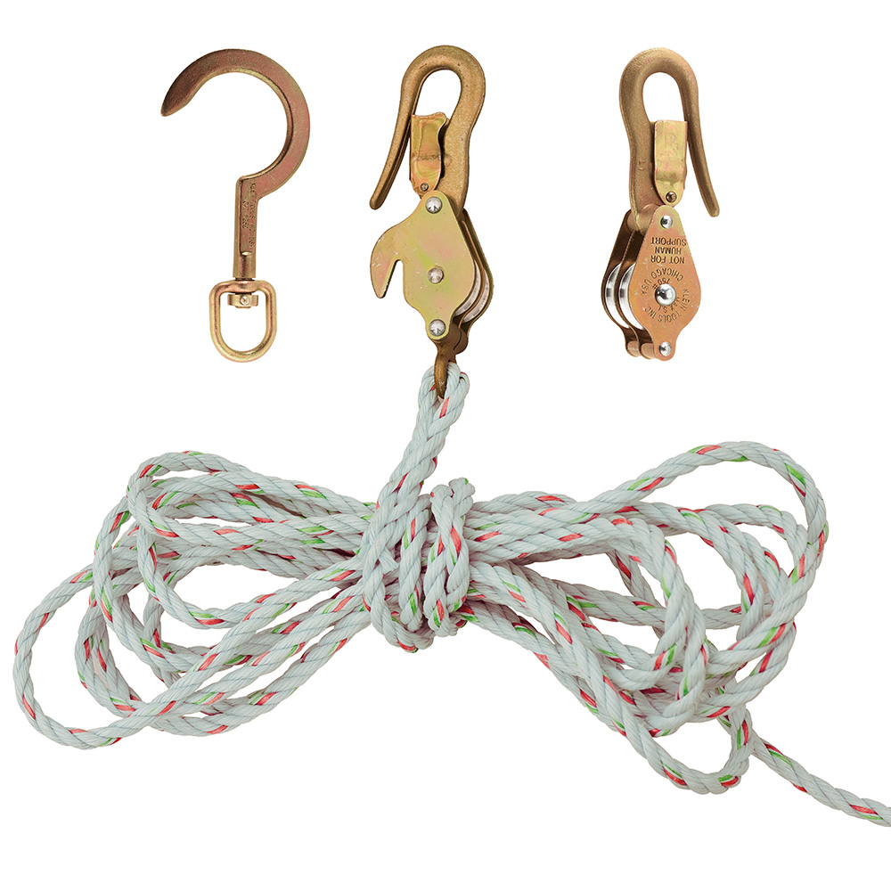 H1802-30SSR Block and Tackle With Guarded Hooks, 7.62 m L Rope