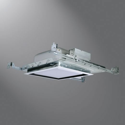H2T Halo Air-Loc Square Recessed Lighting Housing, Incandescent Lamp, Non-Insulated Insulation, 120 V AC, 10-1/2 in Ceiling Opening, Aluminum Housing