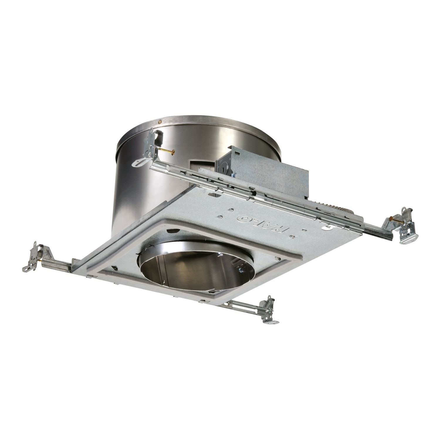 H47ICAT Halo Air-Tite H4 Series New Construction Round Recessed Sloped Housing, Incandescent Lamp, Insulated Insulation, 120 V AC, 6-3/4 in Ceiling Opening, Steel Housing