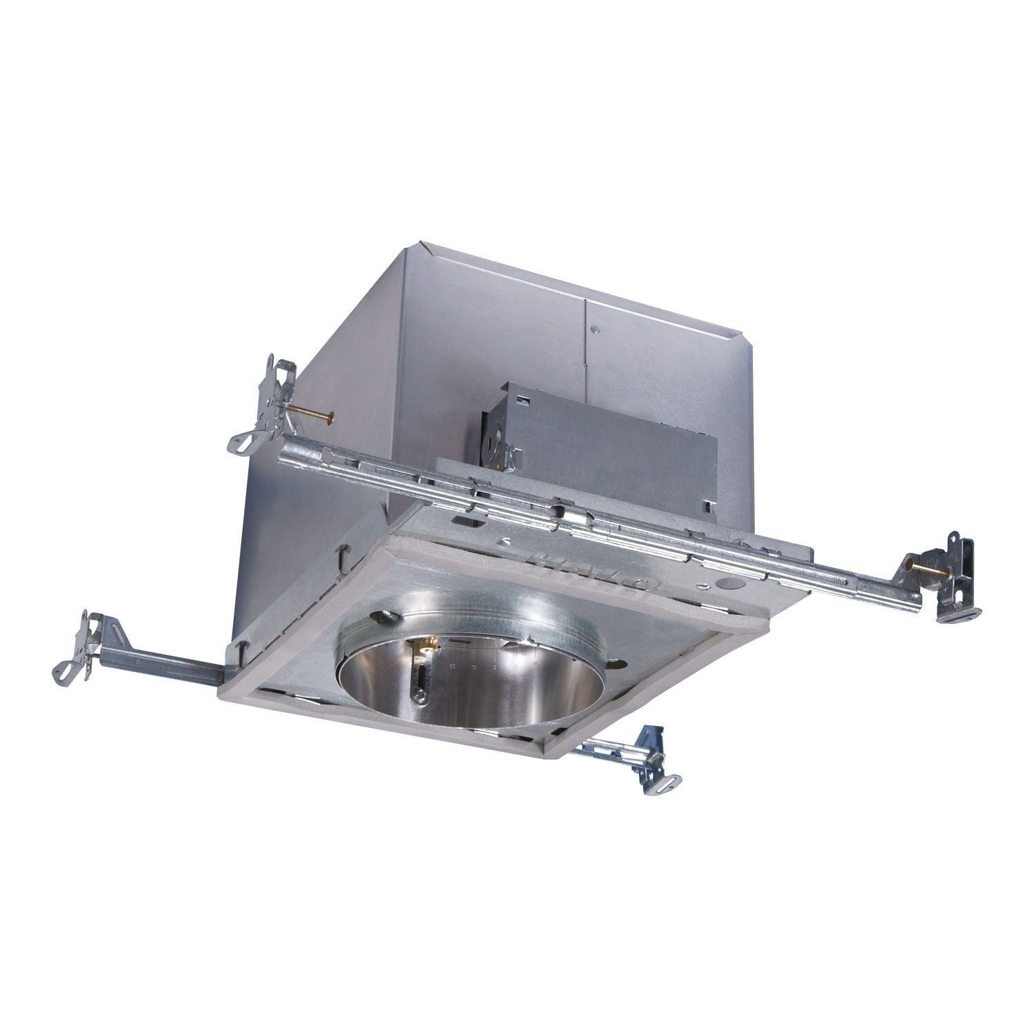 H645IC Halo Line Voltage Recessed Sloped Housing, Incandescent Lamp, IC Insulation, 120 V AC, 6-1/2 in Ceiling Opening, Aluminum Housing