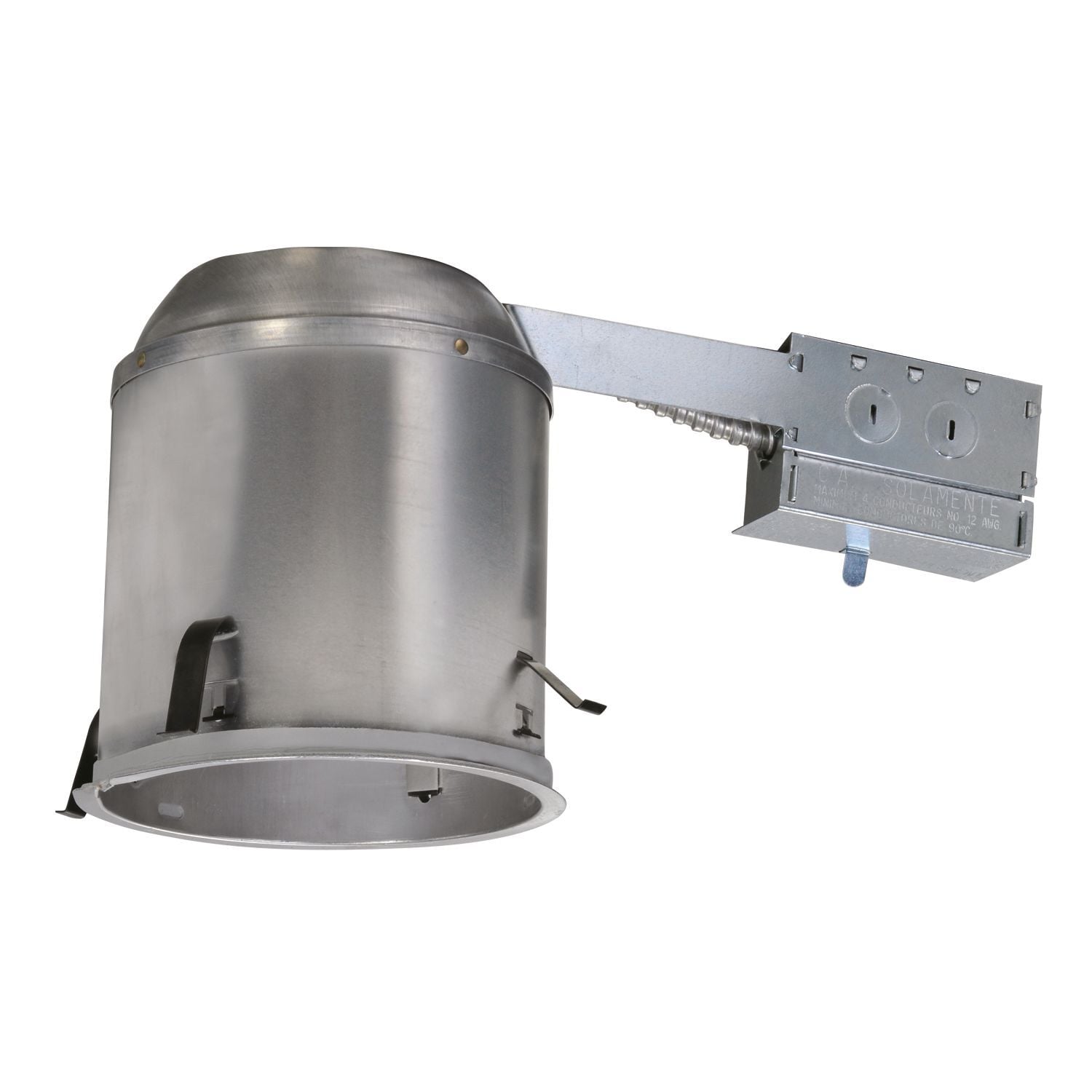 H7RICAT Halo H7 Series Line Voltage Remodel Recessed Lighting Housing, IC Insulation, 120 V AC, 6-1/2 in Ceiling Opening, Aluminum Housing