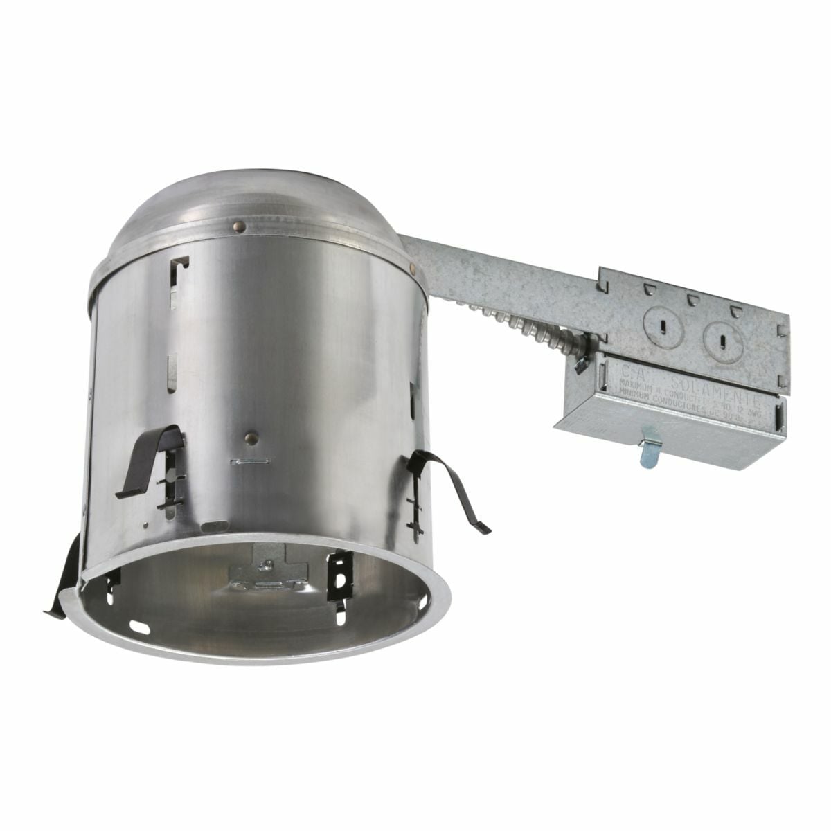 H7RICT Halo H7 Series Line Voltage Remodel Recessed Lighting Housing, Incandescent Lamp, IC Insulation, 120 V AC, 6-1/2 in Ceiling Opening, Aluminum Housing