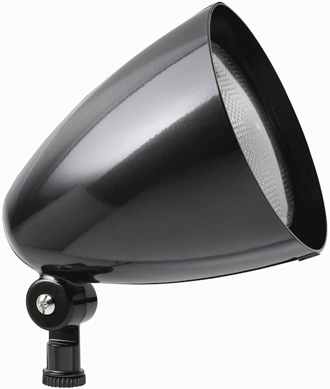 HB101A HID Heavy Duty Landscape Floodlight,) PAR38 Lamp, 120 V AC, Bronze Housing