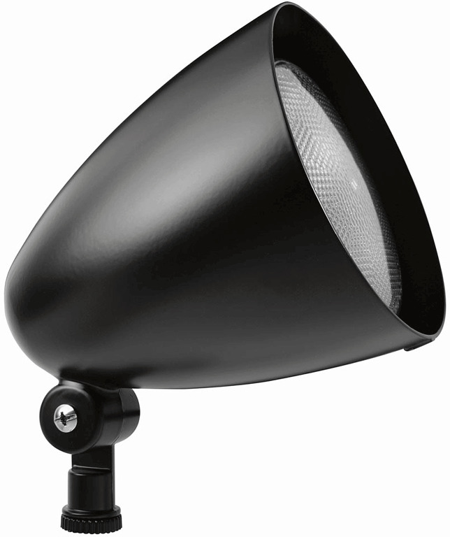 HB101B HID Heavy Duty Landscape Floodlight,) PAR38 Lamp, 120 V AC, Black Housing