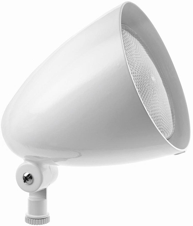 HB101W HID Heavy Duty Landscape Floodlight,) PAR38 Lamp, 120 V AC, White Housing
