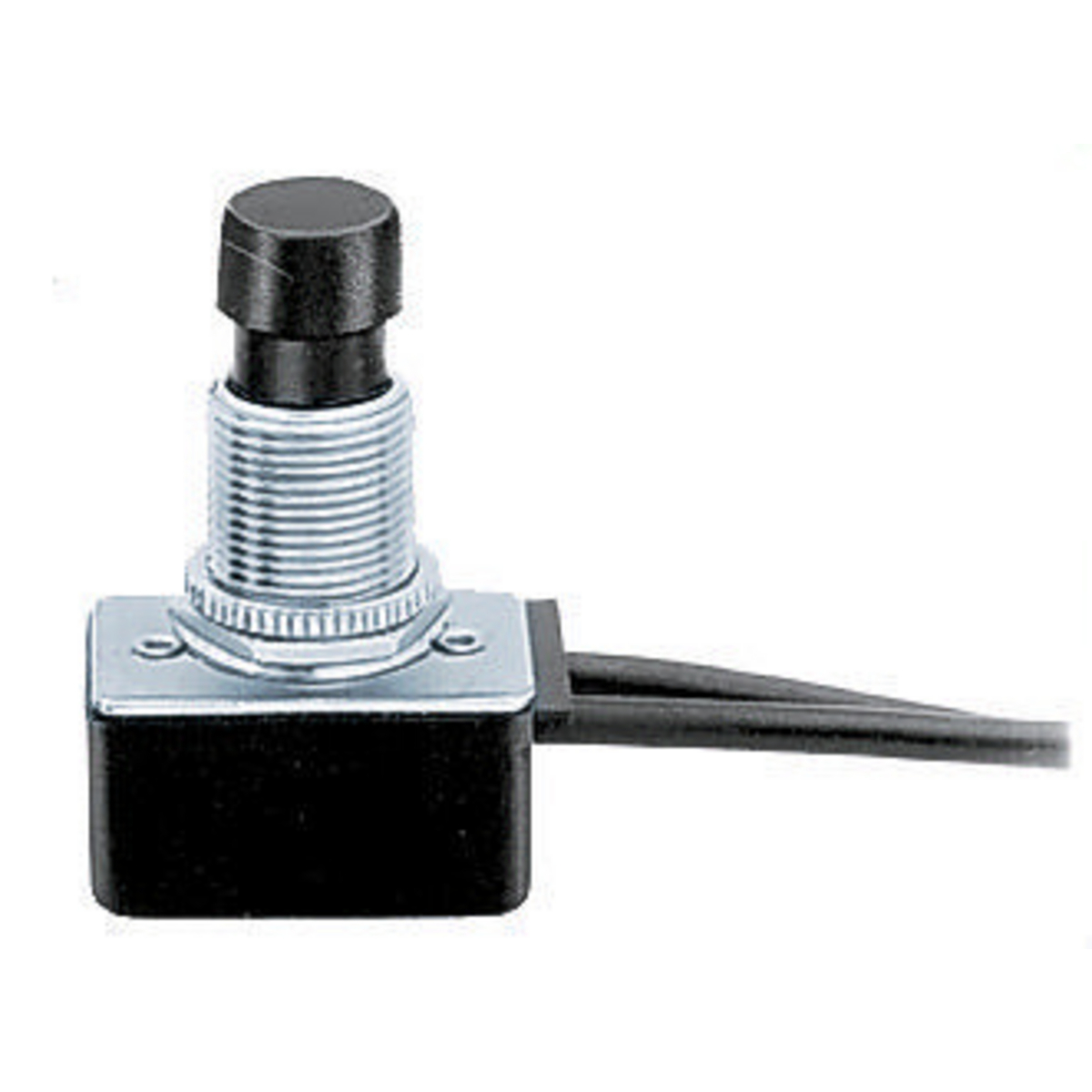 HBL11PBWL HBL General Purpose Non-Metallic Single Throw Standard Pushbutton Switch, 120/125/250 V AC, 4/8/10 A, 1000 W Power Rating, 2-Position Contact