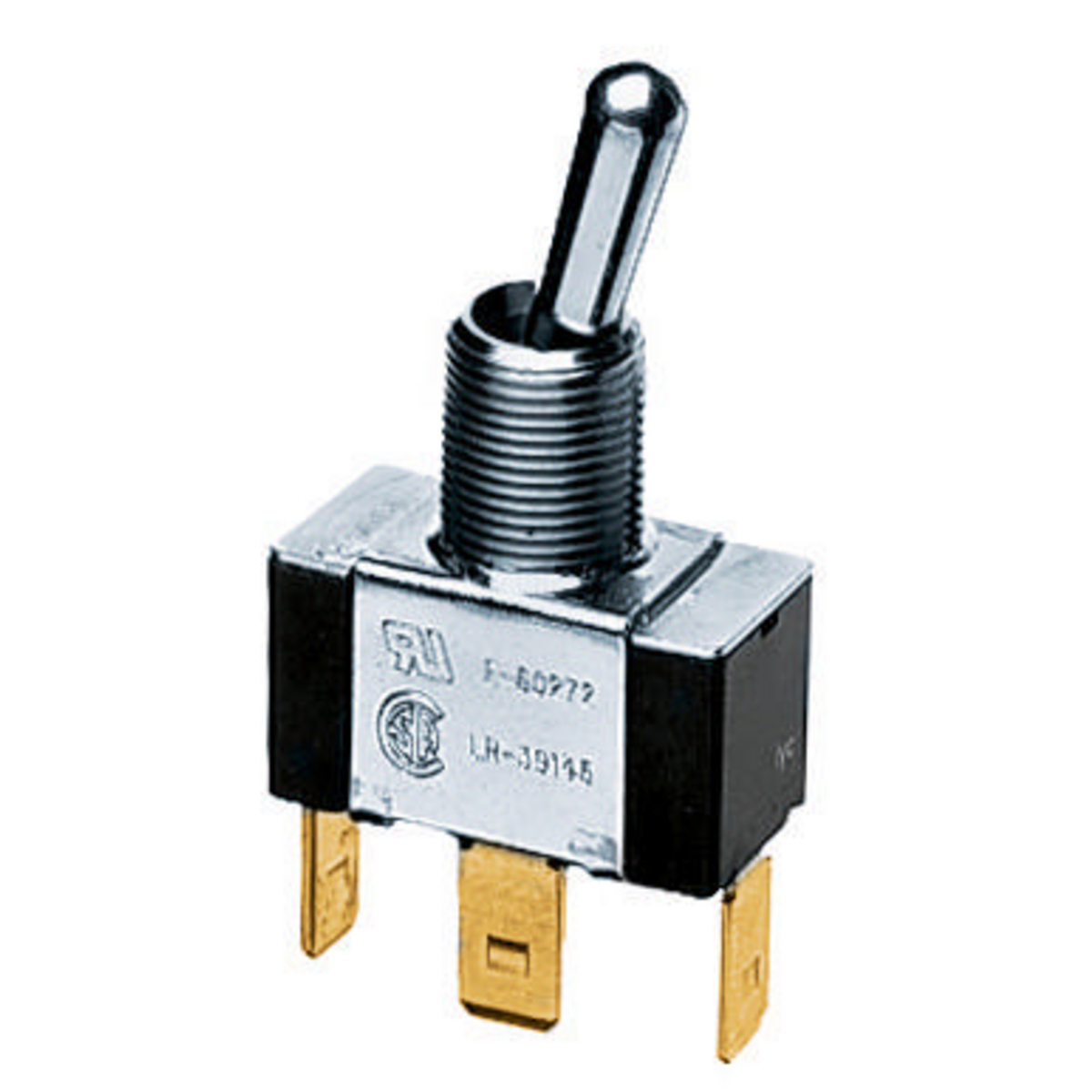 HBL12 2-Position Heavy Duty Standard Toggle Switch, 125/250 V AC, 10/20 A, 2500 W Power Rating, 2-Position Contact