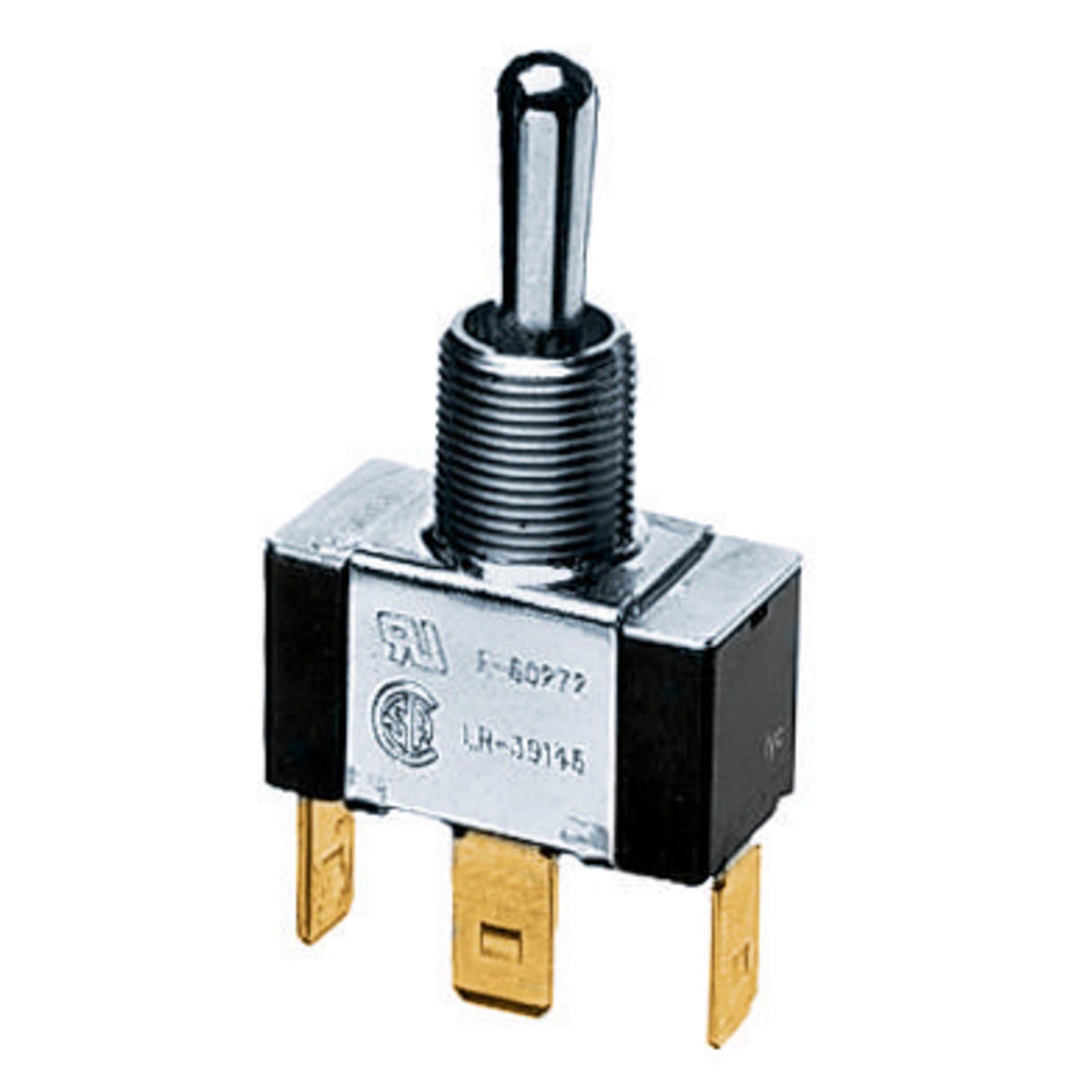 HBL123 HBL 2-Position Commercial Grade Heavy Duty Standard Toggle Switch, 125/250 V AC, 10/20 A, 2500 W Power Rating, 2-Position Contact