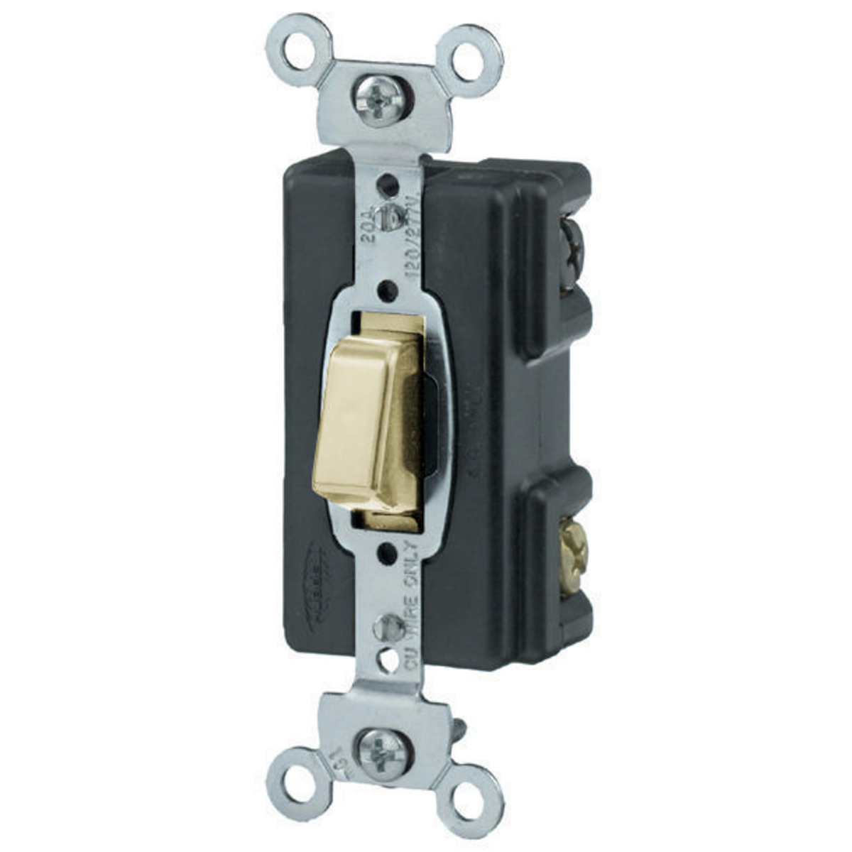 HBL1288I 3-Way Heavy Duty Illuminated Standard Pushbutton Switch, 120 V AC, 20 A, 2400 W Power Rating, 2-Position Contact