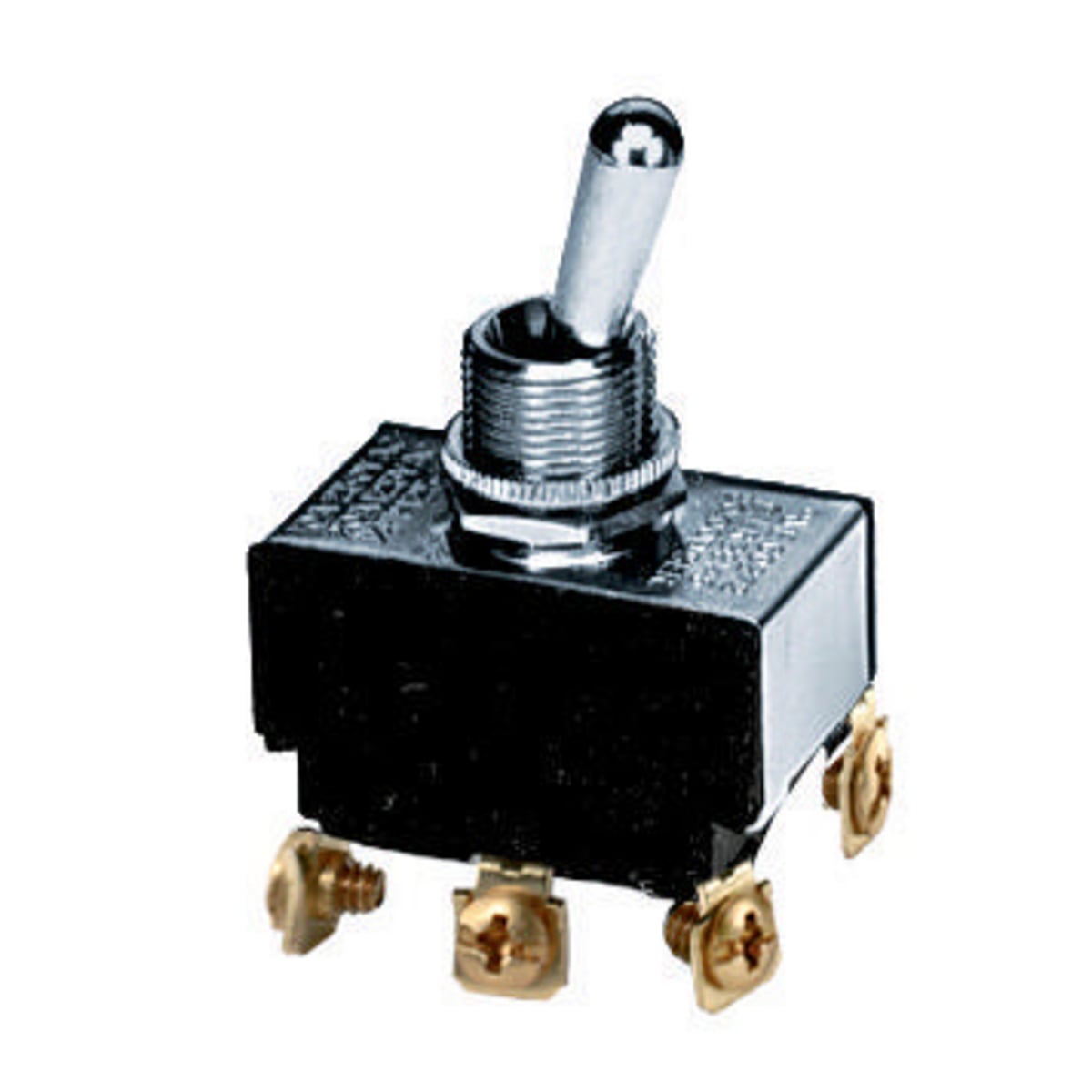 HBL22 2-Position Commercial Grade Heavy Duty Standard Toggle Switch, 125/250 V AC, 10/20 A, 2500 W Power Rating, 2-Position Contact