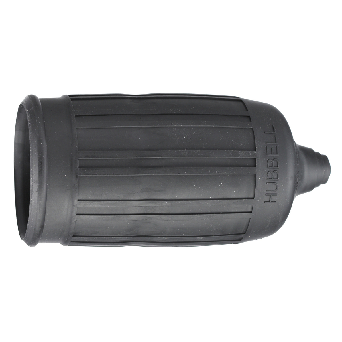 HBL6032 Triple Seal Long Cord Mount Weatherproof Boot, For Use With 20 and 30 A 3-Wire Insulgrip Devices, -40 to 75 deg C, Elastomer, Black