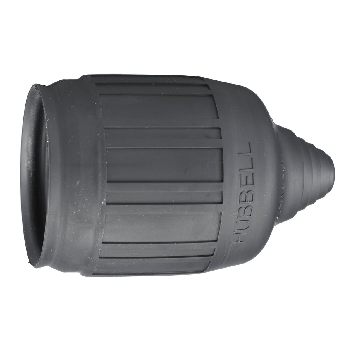 HBL6035 Triple Seal Short Cord Mount Weatherproof Boot, For Use With 20 and 30 A 4-Wire Insulgrip Devices, -40 to 75 deg C, Elastomer, Black