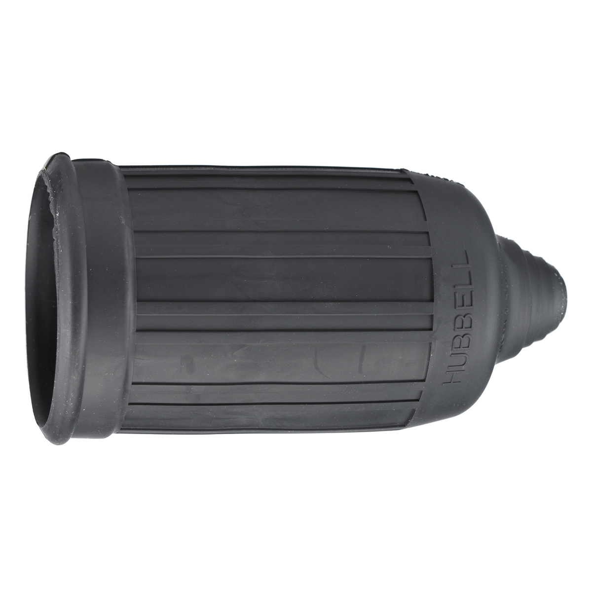 HBL6036 Triple Seal Long Cord Mount Weatherproof Boot, For Use With 20 and 30 A 4-Wire Insulgrip Devices, -40 to 75 deg C, Elastomer, Black