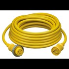 MARINE CABLE, 50', 30A 125V, YL