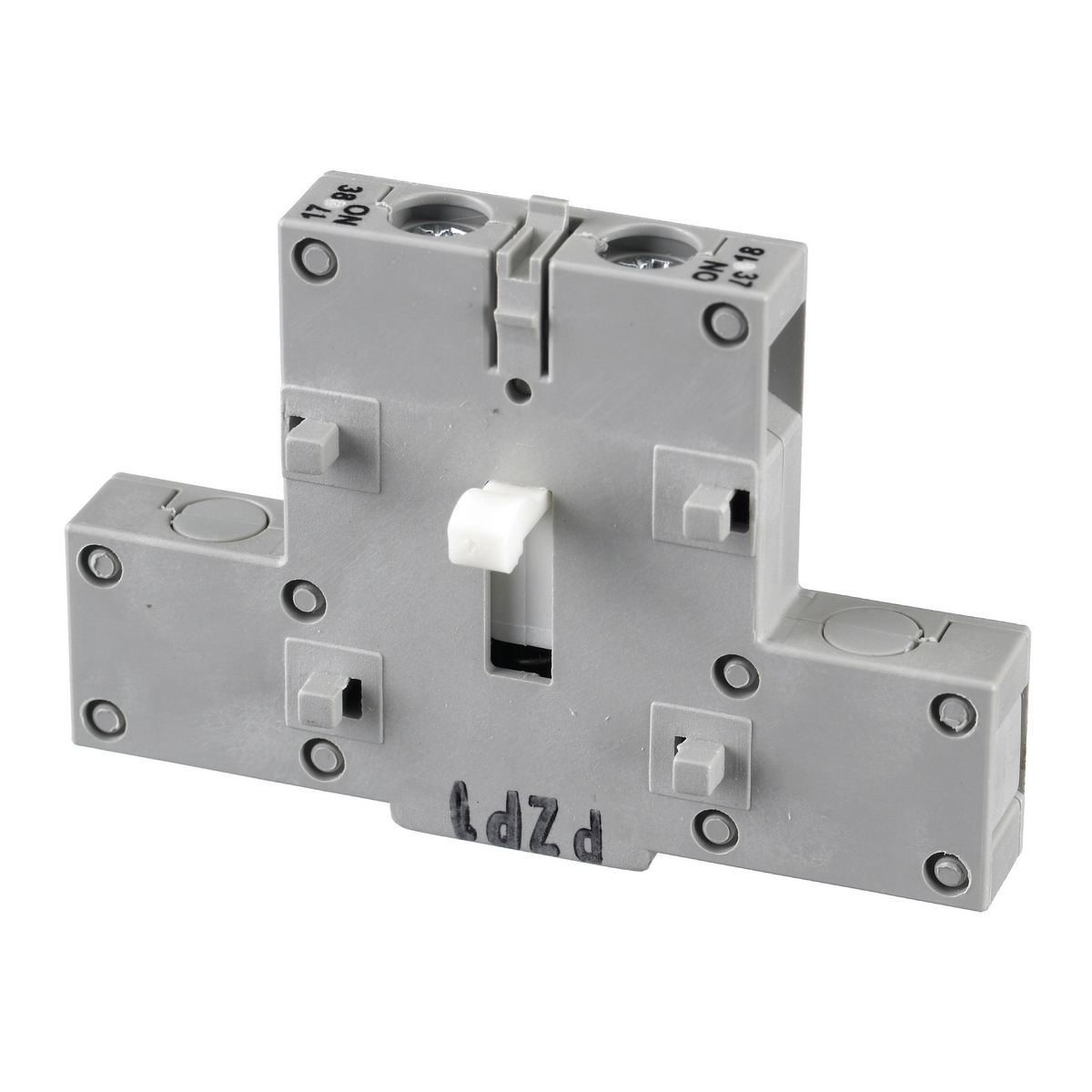HBLAC2 3-Pole 2-Position Break Before Break Standard Auxiliary Contact, 250 V, 10 A, 1NO Contacts, Composite