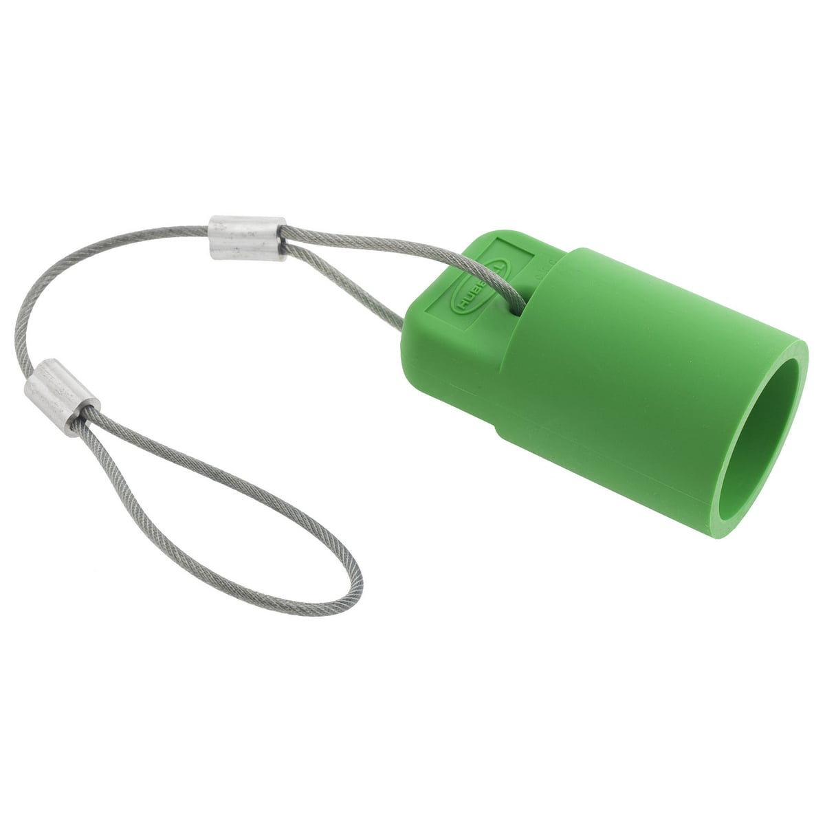 HBLFCAPGN 16 Series 1-Pole Female Heavy Duty Standard SC/PPC Type Cord Mount Pressure Screw Terminal Protective Cap, For Use With 16 Series 300/400 A and 600 V AC/250 V DC Female Devices, Composite, Green