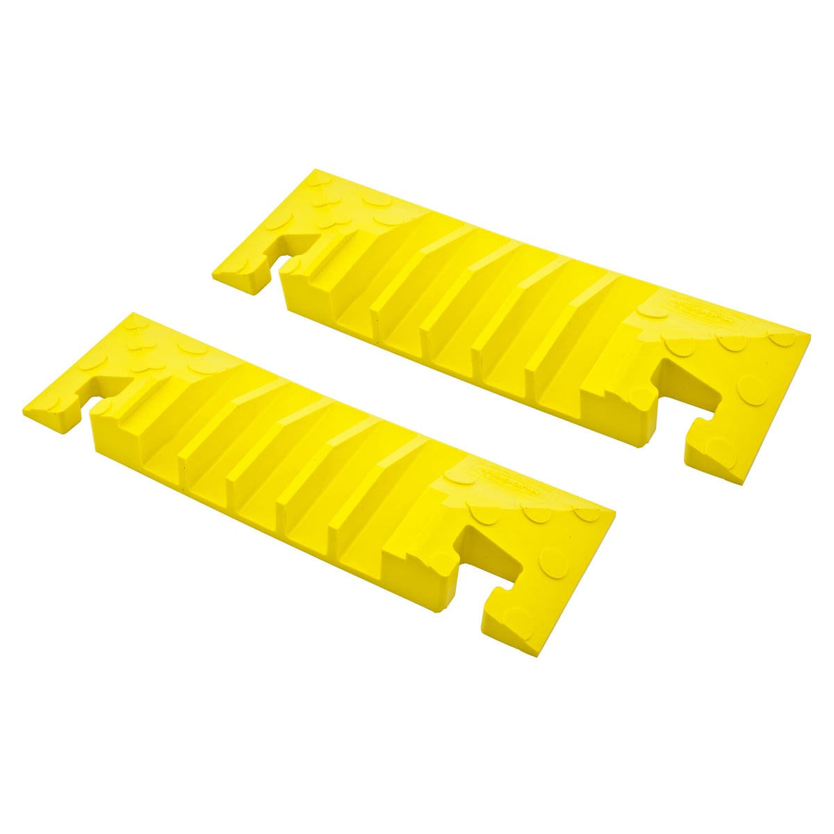 HBLTRED5ECFB Female To Non-Mounted Standard End Cap, 5-3/4 in OAL x 17-1/2 in OAW x 1.95 in OAH, 5 Channel, Yellow
