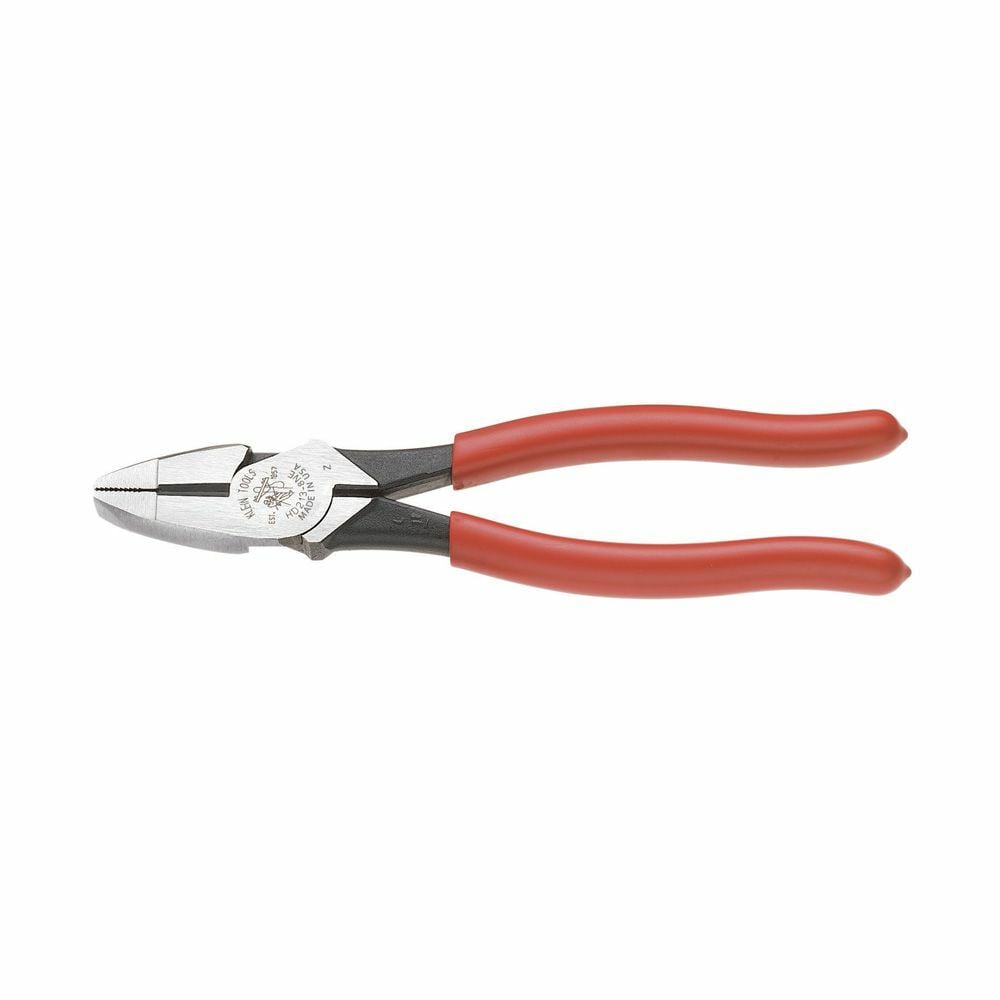 HD213-9NE Heavy Duty New England Nose Linemans Plier, 1-19/32 in L x 1-1/4 in W X 5/8 in THK Jaw, Crosshatch Knurled Jaw Surface, 9.34 in OAL