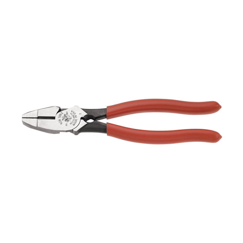 HD213-9NETH Heavy Duty New England Nose Linemans Plier, 1-19/32 in L x 1-1/4 in W x 5/8 in THK Jaw Tool Steel Jaw, Crosshatch Knurled Jaw Surface, 9.34 in OAL