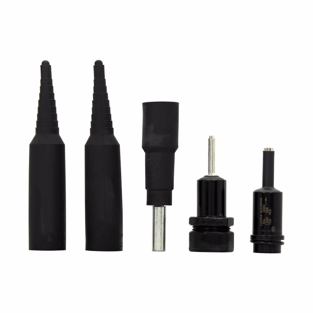 HEB-AW-RLC-B Tron Breakaway In-line Fuse Holder, 600 V, 30 A, 6 AWG, (2) 10 AWG Line, 8 to 16 AWG, (2) 12 to 16 AWG Load Wire, 1 Pole