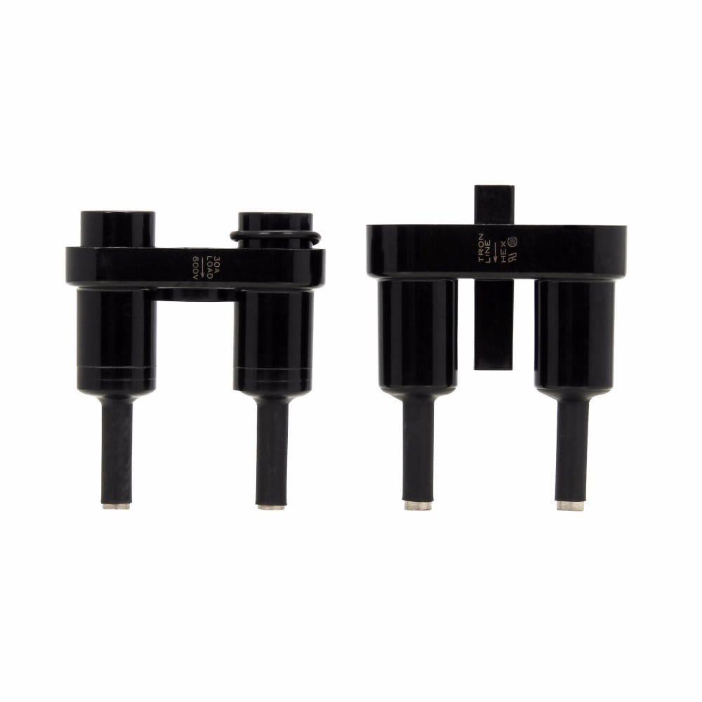 HEY-AA Tron In-Line Non-Breakaway Waterproof Fuse Holder, 600 VAC, 30 A, 12 to 8 AWG, 12 AWG Wire, 2 Poles