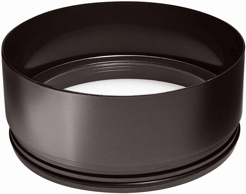 HH1A H System Hood, 5-5/8 in Dia x 2-1/4 in D, For Use With H101 and HB101 Landscape Floodlights, Die Cast Aluminum