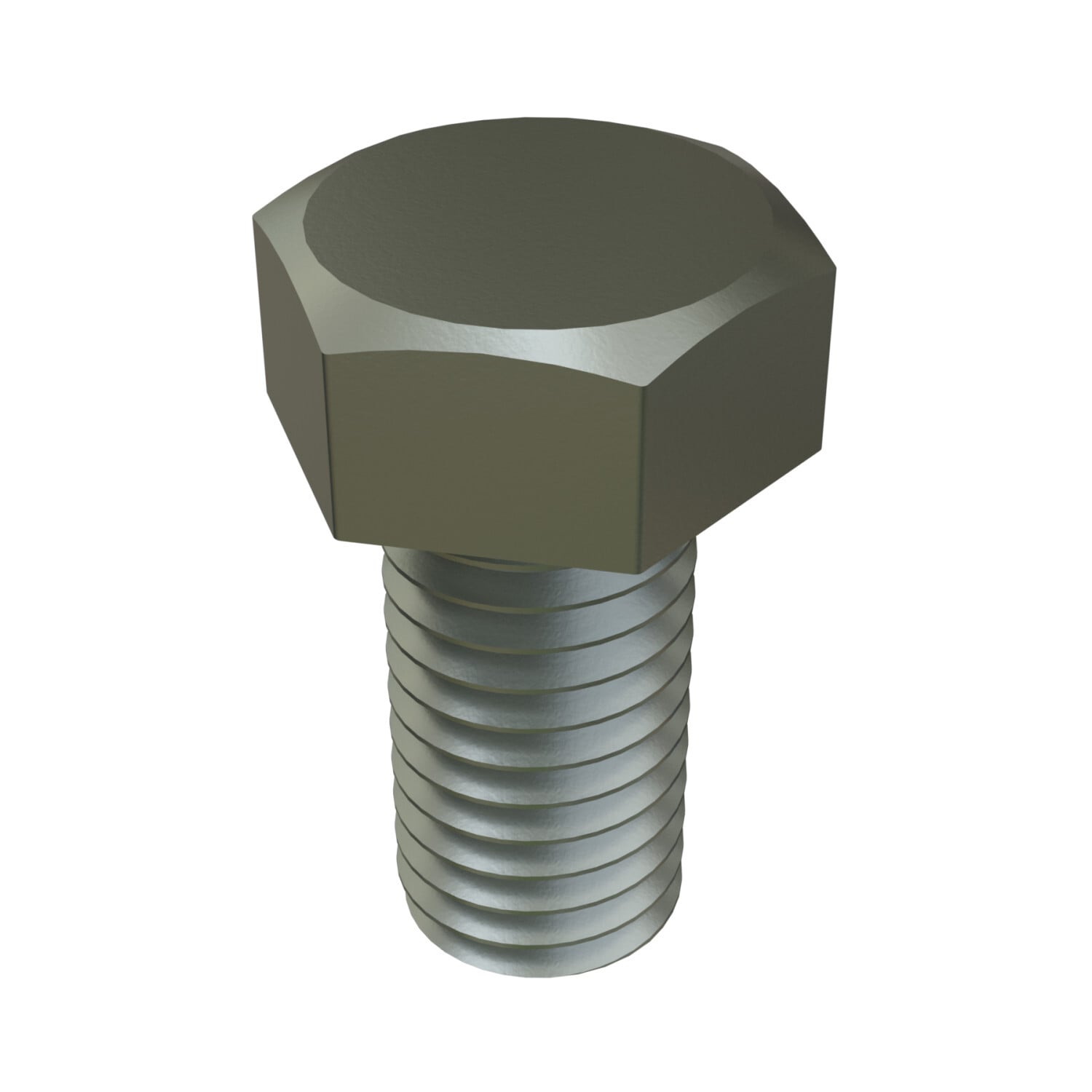 HHCS050150-EG Hex Head Cap Screw, For Use With 1-5/8 in W Series Channel, 1/2 in, 1-1/2 in L Stud, Mild Steel