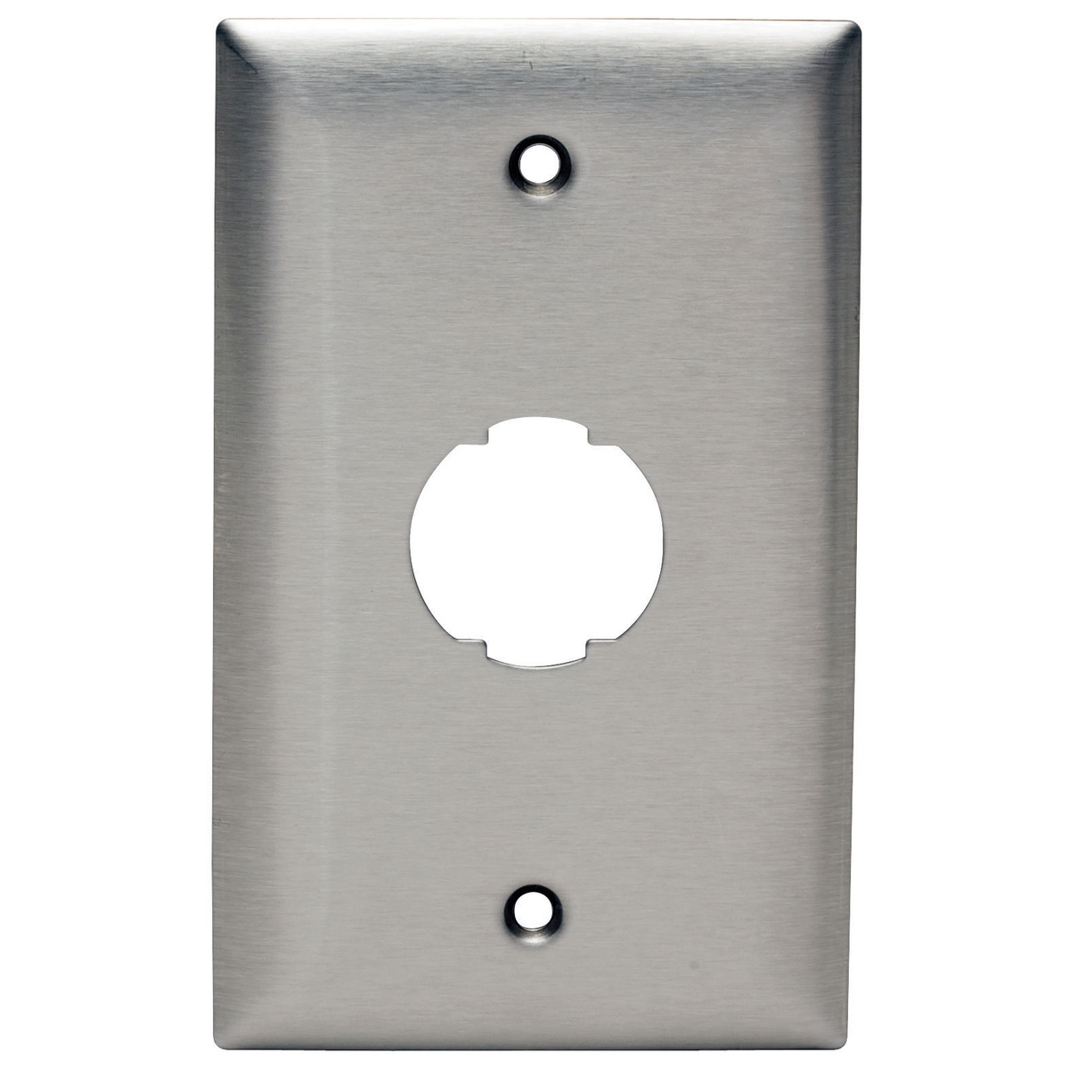 HISF11 Vertical Face Plate, 1 Gangs, Stainless Steel