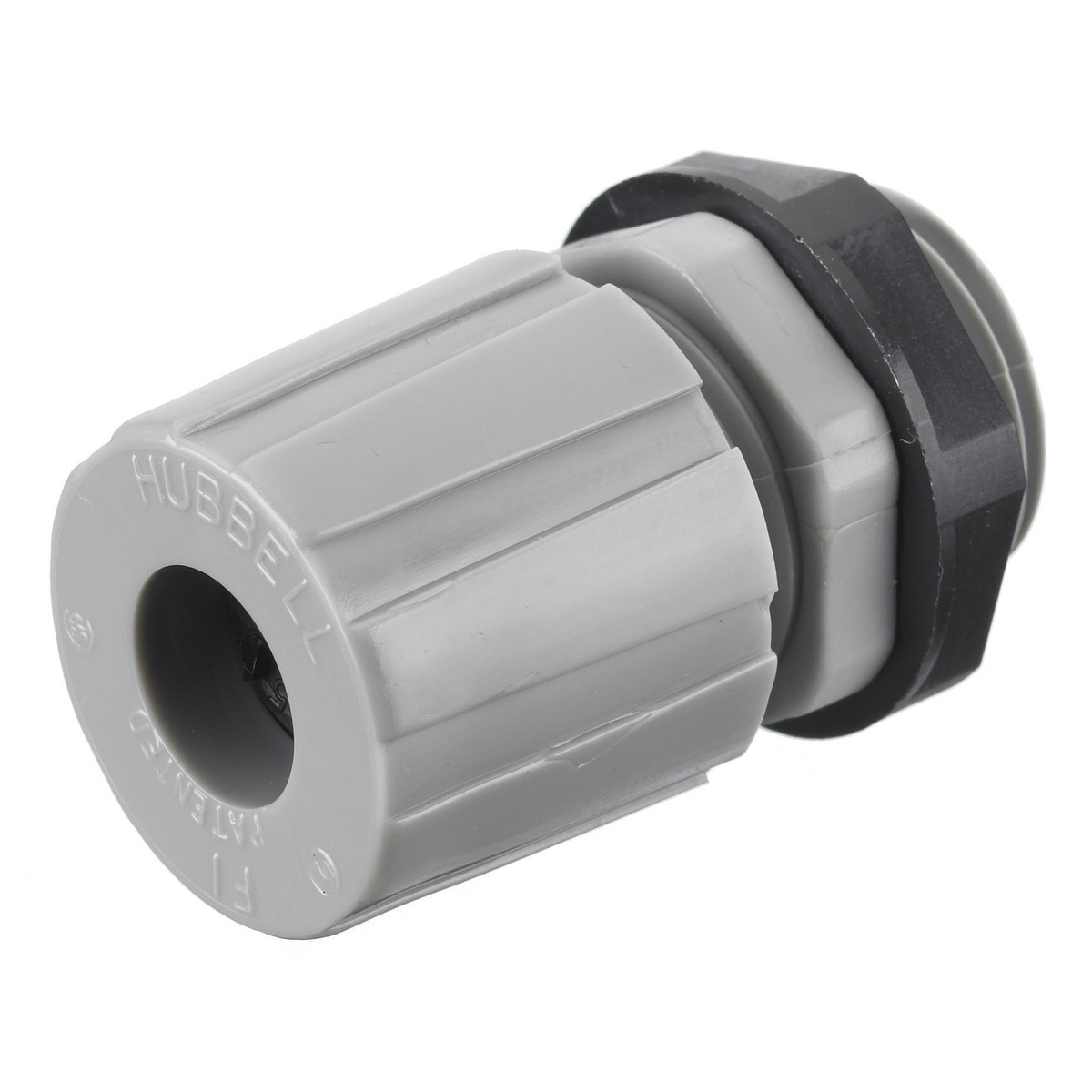 HJ1058GPK25 Miniature Standard Straight Cord Connector, 1/2 in Trade, 1 Conductor, 0.25 to 0.31 in Cable Openings, Nylon