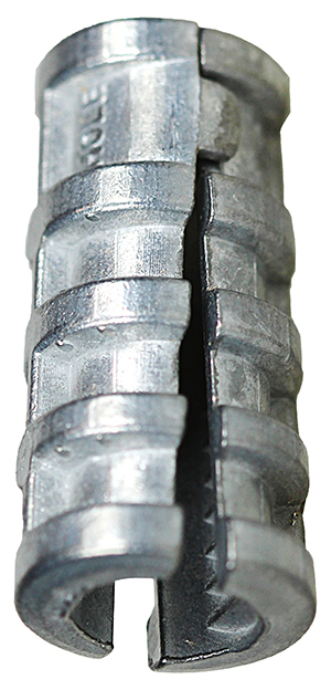 HLS38 Short Lag Shield Anchor, 5/8 in Dia, 3/8 in Drill, Zamak Metal