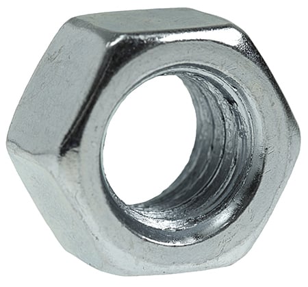 HN832 Machine Screw Hex Nut, #8-32, Steel, Zinc Plated