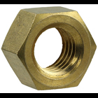 Finished Hex Nut, Solid Brass construction, 1/4-20 in. thread size