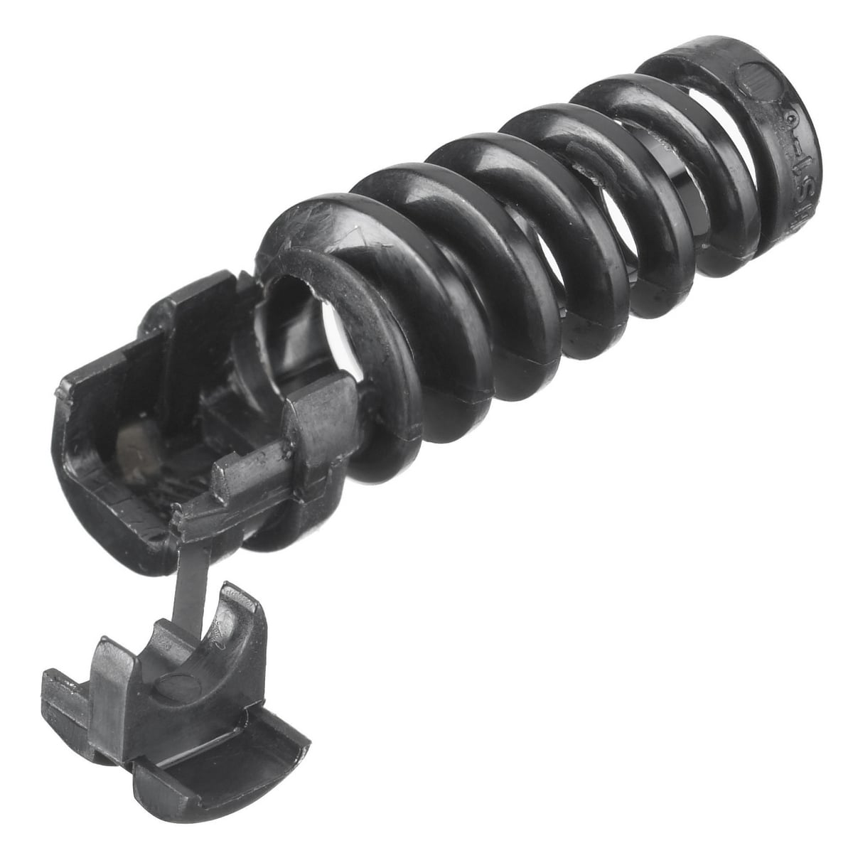 HS1003BPK25 Miniature Standard Cord Connector, 0.63 in Trade, 1 Conductor, 0.3 to 0.36 in Cable Openings, Nylon