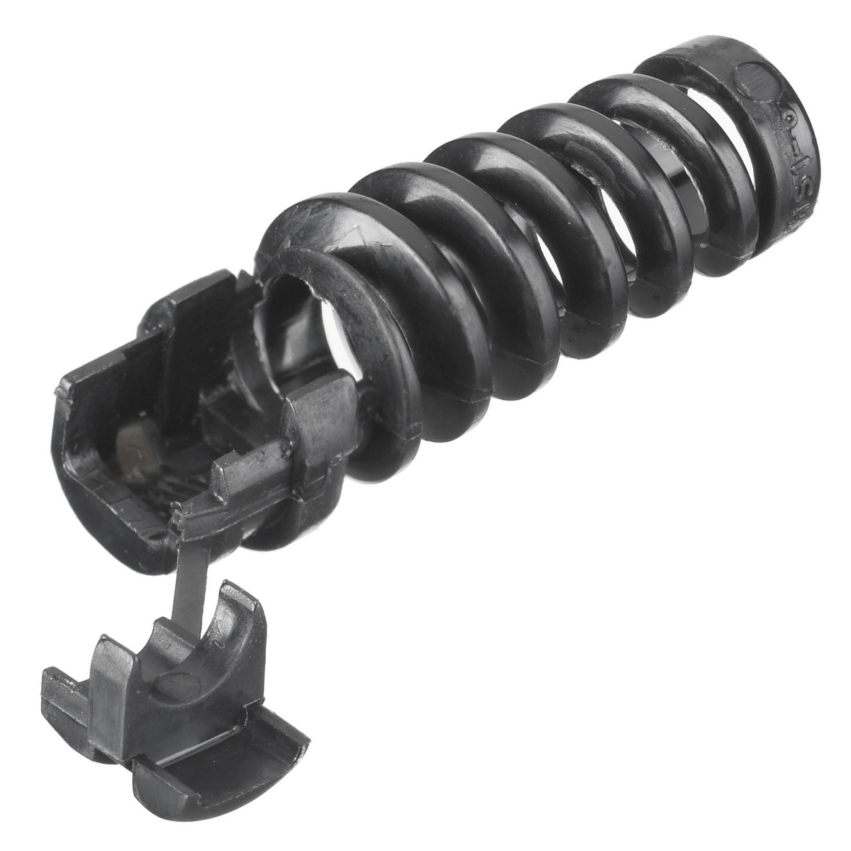 HS1004BPK25 Miniature Standard Cord Connector, 3/4 in Trade, (1) Conductors, 0.32 to 0.43 in Cable Openings, Nylon