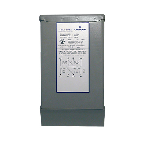 HS19F1B Encapsulated Buck Boost Transformer, 120 x 240 V AC Primary, 12/24 VAC Secondary, 1 kVA Power Rating, 50/60 Hz, 1 Phase