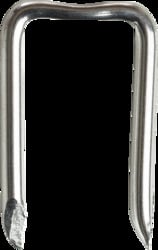 Non-Insulated Heavy Duty Cable Staples, Fits 2 Conductor #12 and #14 Nonmetallic Sheathed Cable and other cable, L  x W:  1 x 1/2"