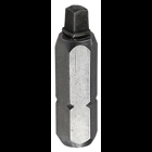 Power Bit, #2 tip size, Square tip type, 4 in. overall length, Hex shank shape, #8-10 screw size