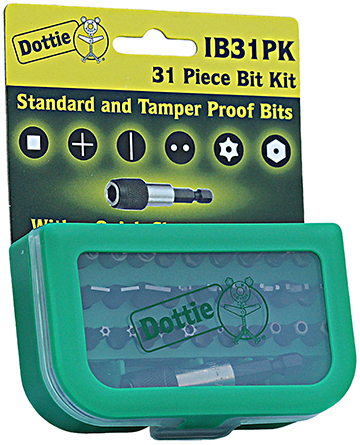 IB31PK 6340 Compact Combo Bit Tool Kit, 31 Pieces