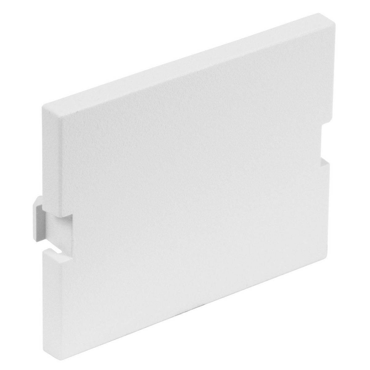 IMB15W 1.5-Unit Blank Horizontal Unloaded A/V Module, Snap-Fit Mount, ABS, White