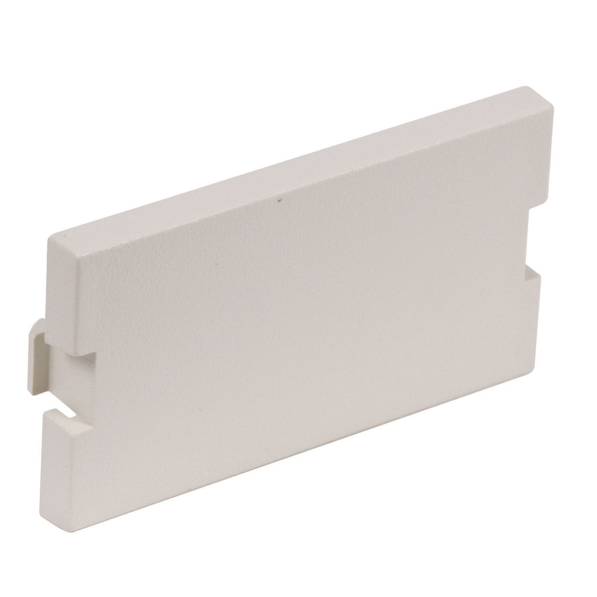 IMB1OW 1-Unit Blank Horizontal Unloaded A/V Module, Snap-Fit Mount, ABS, Off-White