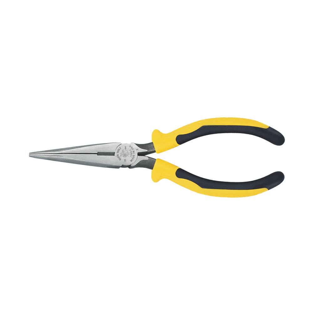 J203-7 Journeyman General Purpose Standard Long Nose Plier With Wire Stripper, Knurled/Serrated Tool Steel Jaw, 2.438 in L x 0.688 in W Jaw, 7.313 in OAL, 3/32 in W Tip