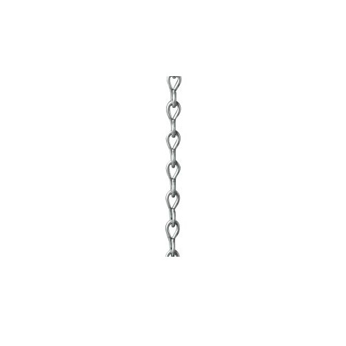 JC12B/100 Single Loop Spool Jack Chain, 100 ft L, For Use With Suspended Luminaires, Steel