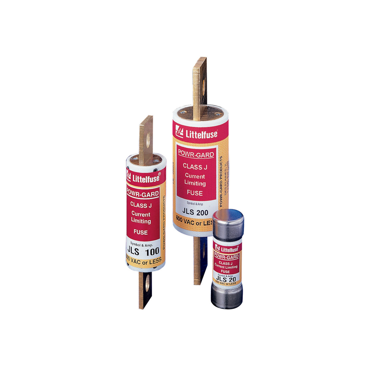 JLS400 Powr-Gard High Speed Fast Acting Fuse, 400 A, 600 V AC, 200 kA Interrupt, J Class, Cartridge Body
