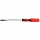 Slotted Screw-Holding Screwdriver, 8-Inch Shank, Screwdriver split-blade screw-holding driver wedges into screw slot