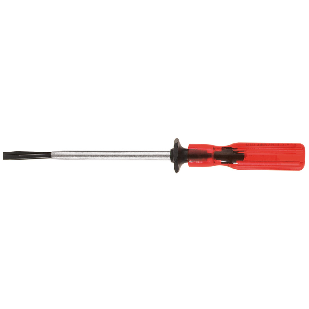 K38 Screw Holding Screwdriver, 1/4 in Slotted Point, Steel Shank, 11-3/4 in OAL, Plastic Handle, Polished Chrome, ANSI/ASME Specified