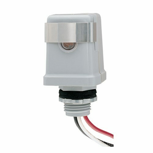 K4121C K4100 Stem Mounting Photocontrol, 120 V AC, 1800 W Tungsten, 1000 VA Ballast, Box/Fixture Mount, Polycarbonate