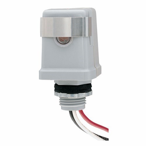 K4135 K4100 Stem Mounting Photocontrol, 480 V AC, 7200 W Tungsten, 4000 VA Ballast, Box/Fixture Mount, Polycarbonate