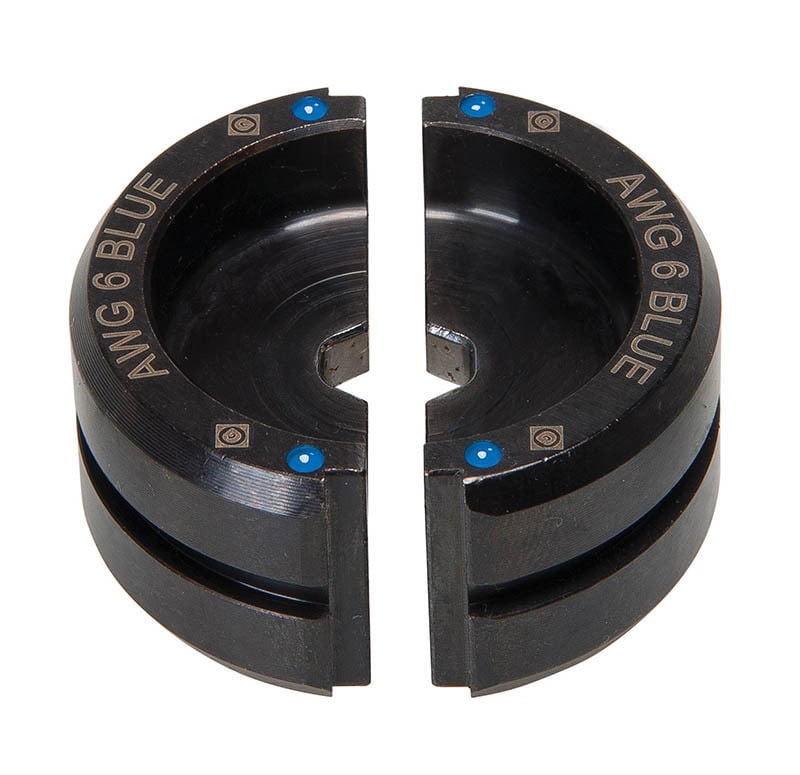 KC22-6 22 Series Crimping Die, 6 AWG, Copper